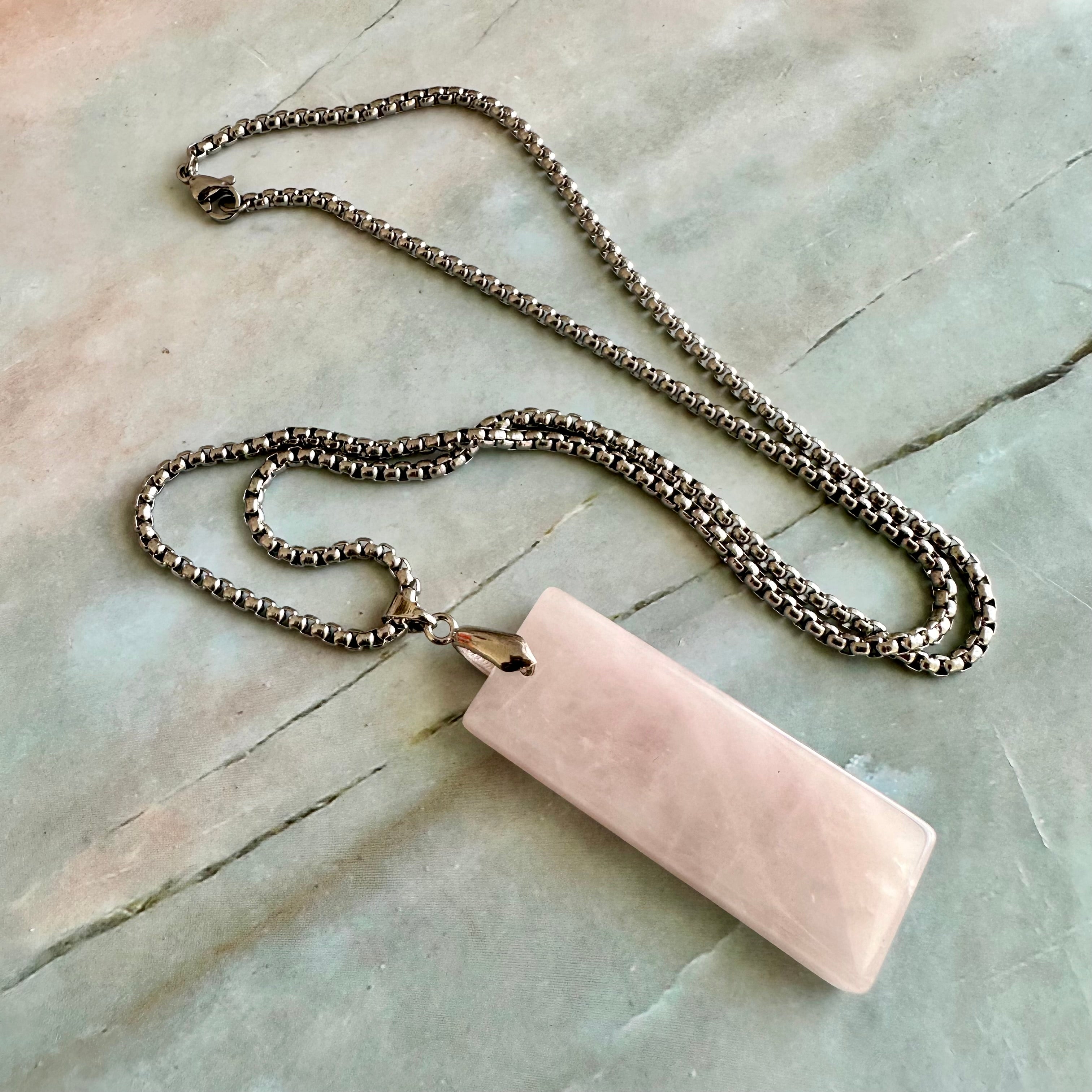 Rose Column Necklace
